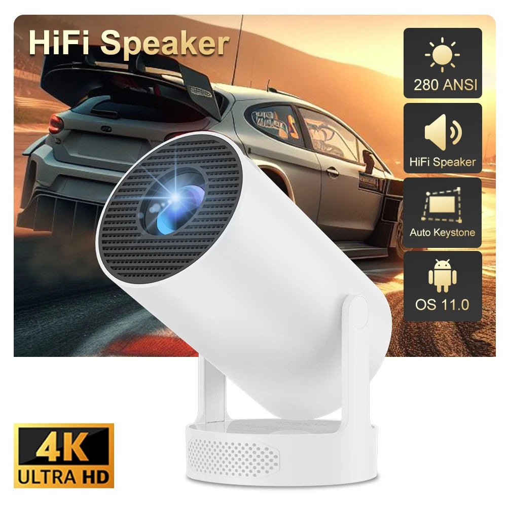 PROYECTOR HY 300, NETFLIX YOUTUBE, Y MÁS,PANTALLA GIGANTE!!!