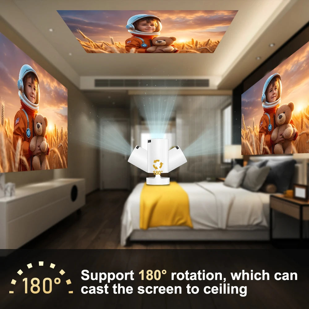 PROYECTOR HY 300, NETFLIX YOUTUBE, Y MÁS,PANTALLA GIGANTE!!!