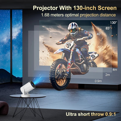 PROYECTOR HY 300, NETFLIX YOUTUBE, Y MÁS,PANTALLA GIGANTE!!!