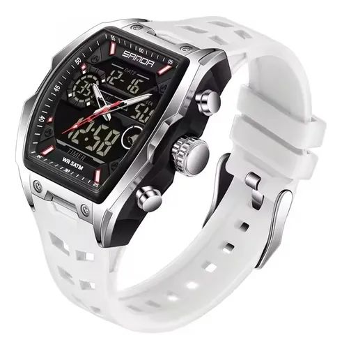 Reloj Sanda 6235 Esfera Grande Doble Hora