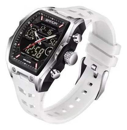 Reloj Sanda 6235 Esfera Grande Doble Hora