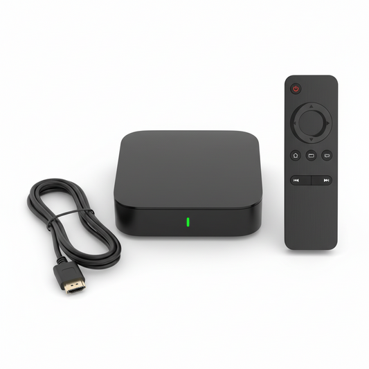 onn Android TV 4K UHD con control remoto y cable HDMI
